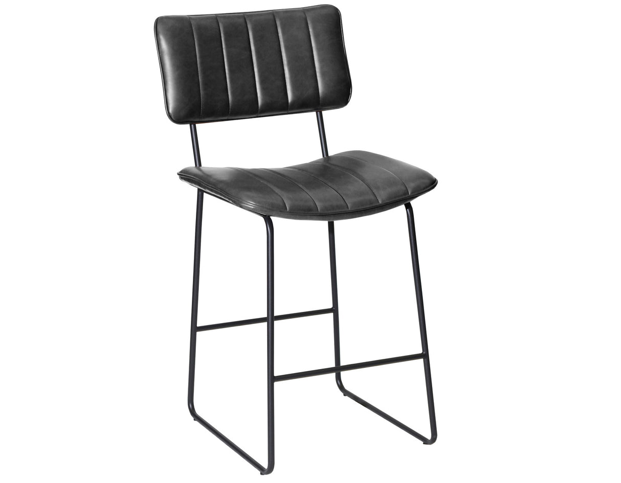 Tribeca Black 24″ Commercial Grade Counter Stool from Steve Silver - Luna Furniture