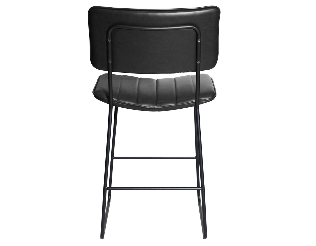 Tribeca Black 24″ Commercial Grade Counter Stool from Steve Silver - Luna Furniture