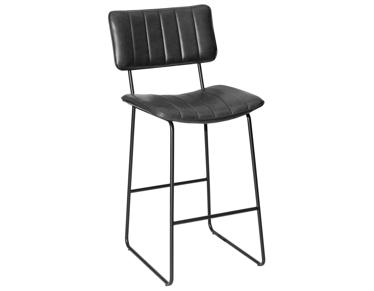Tribeca Black 30″ Commercial Grade Bar Stool from Steve Silver - Luna Furniture