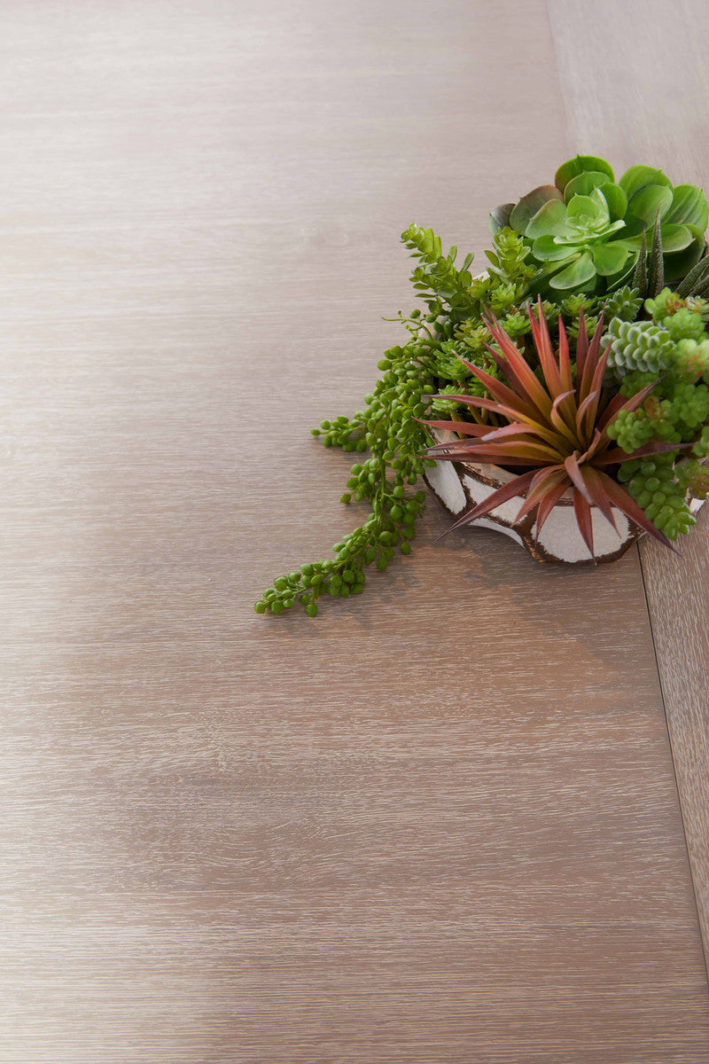 Tropea Extension Dining Table in Natural Gray Acacia from Essentials For Living - Luna Furniture