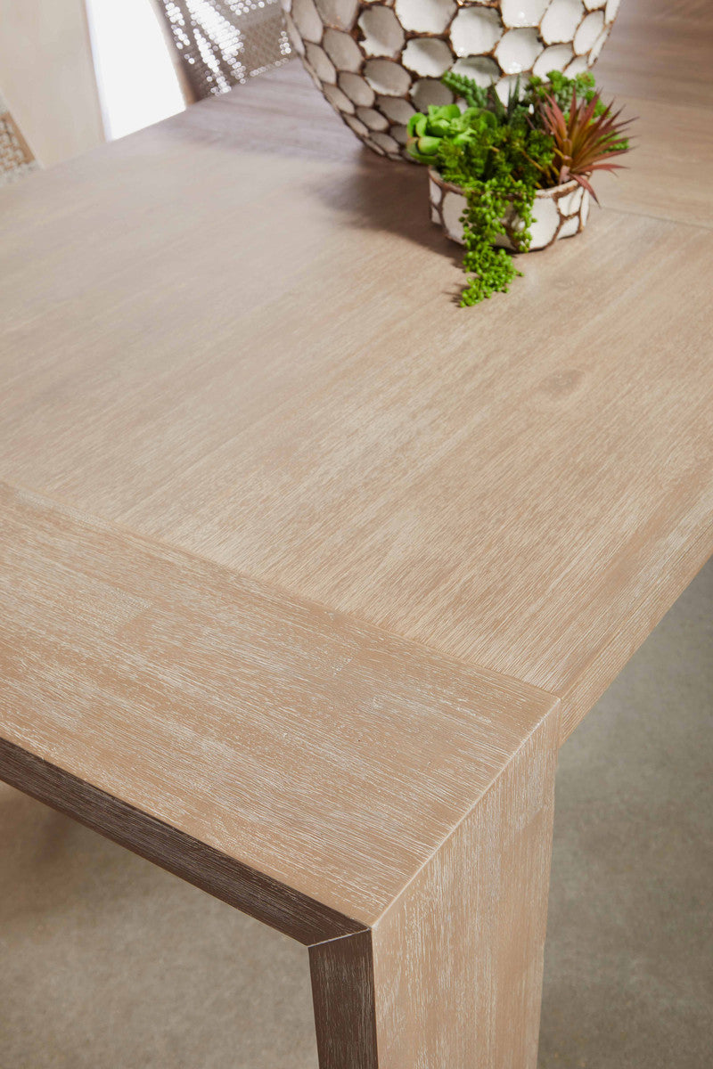Tropea Extension Dining Table in Natural Gray Acacia from Essentials For Living - Luna Furniture