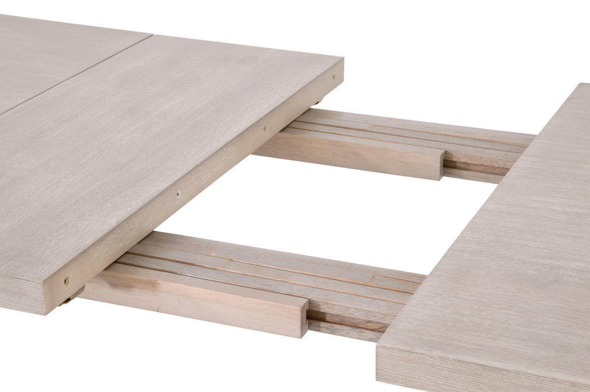 Tropea Extension Dining Table in Natural Gray Acacia from Essentials For Living - Luna Furniture