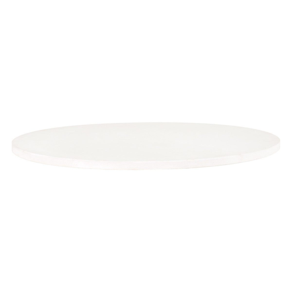 Turino 54" Round Dining Table Concrete Top in White Concrete from Essentials For Living - Luna Furniture