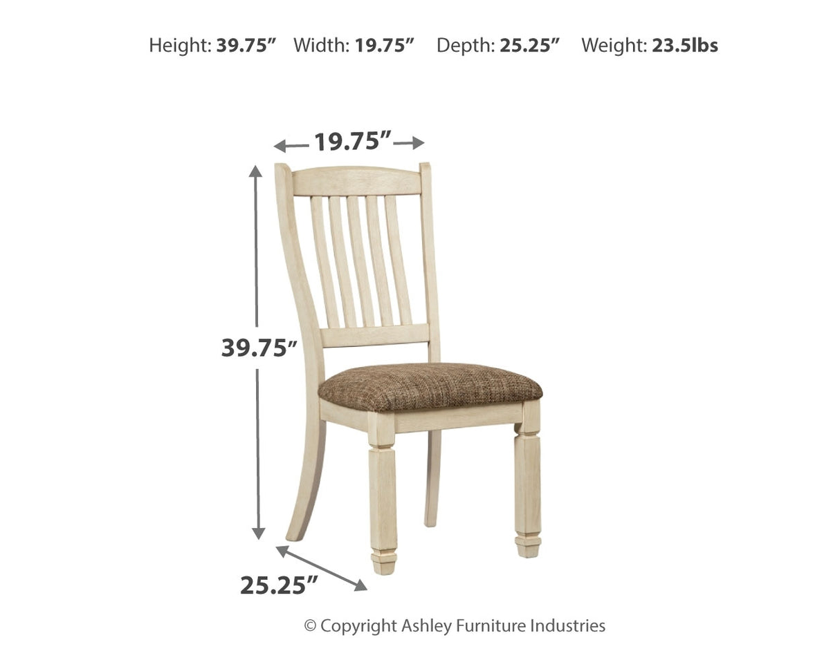 Bolanburg Dining Table and 4 Chairs in Two-tone from Ashley - Luna Furniture