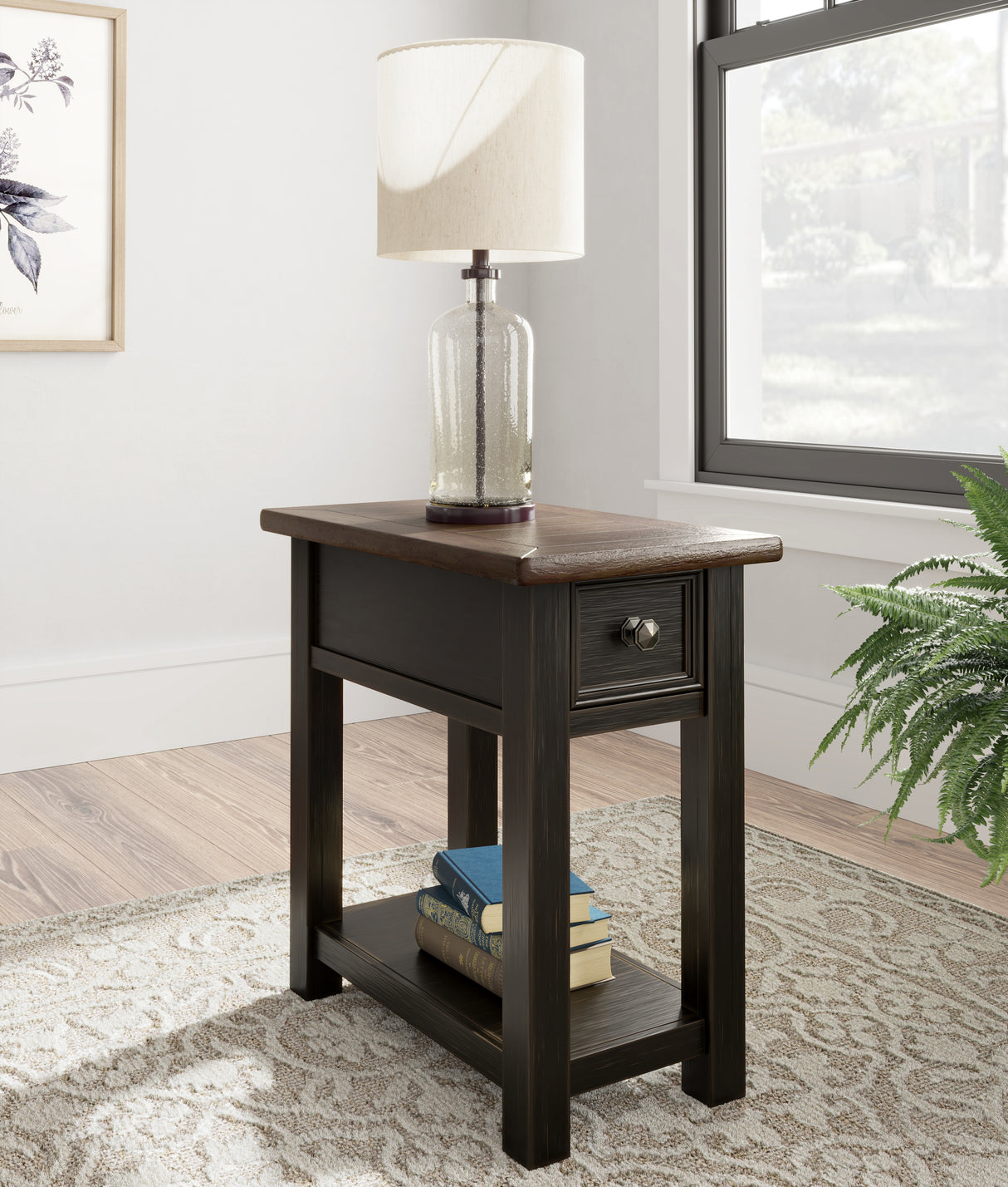 Tyler Creek Coffee Table with 2 End Tables in Grayish Brown/Black from Ashley - Luna Furniture