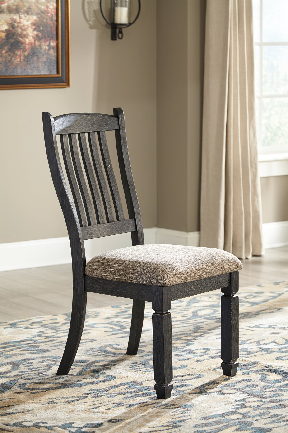 Tyler Creek Black/Gray Dining Table and 6 Chairs from Ashley Furniture - Luna Furniture