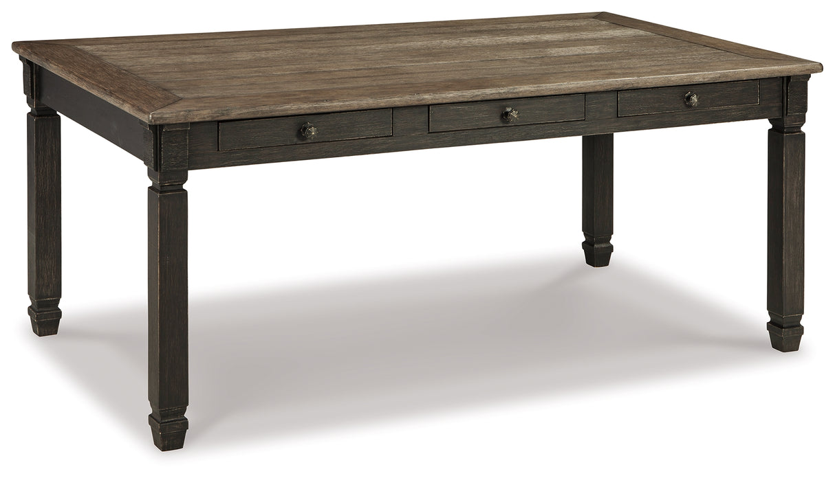Tyler Creek Dining Table and 6 Chairs in Black/Gray from Ashley - Luna Furniture