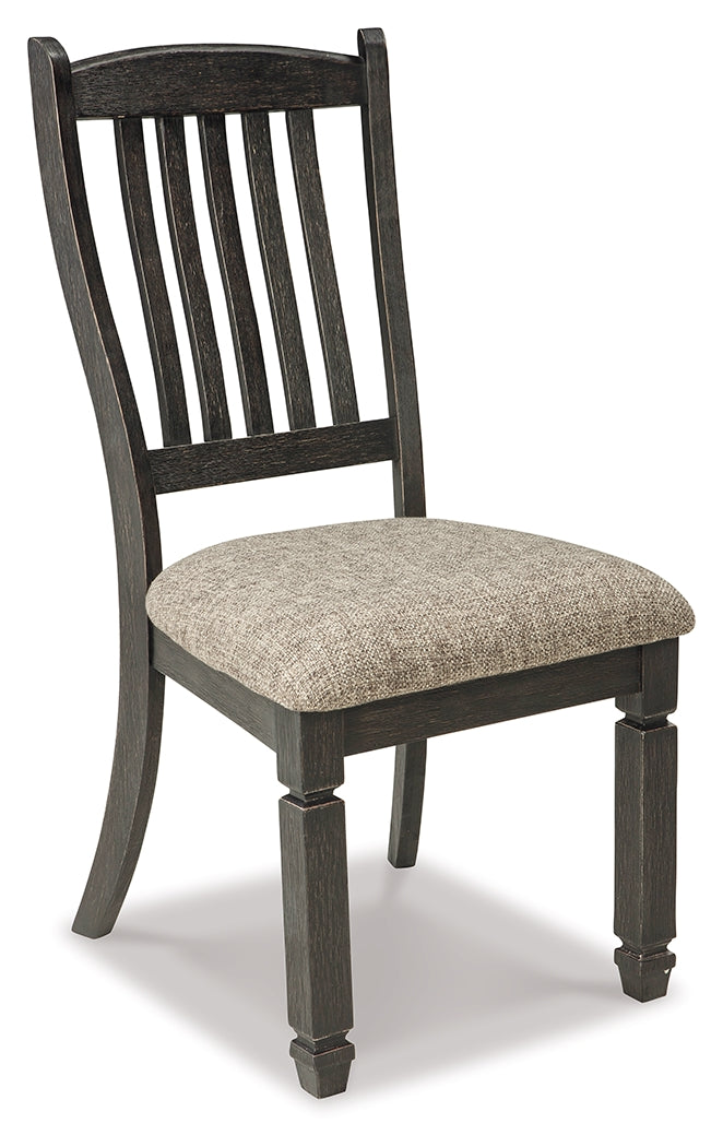 Tyler Creek Dining Table and 6 Chairs in Black/Gray from Ashley - Luna Furniture