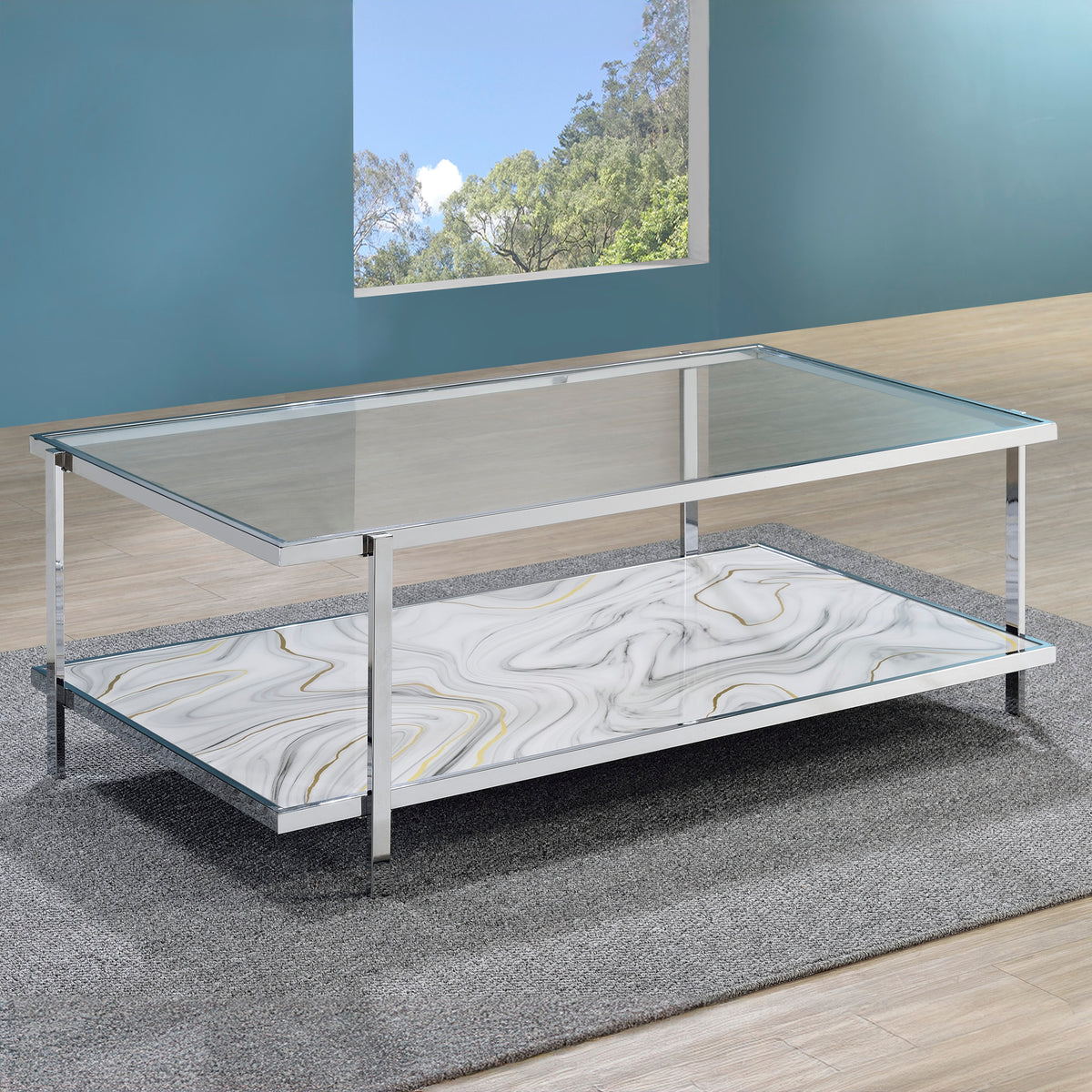 Mika Coffee Table from Steve Silver - Luna Furniture