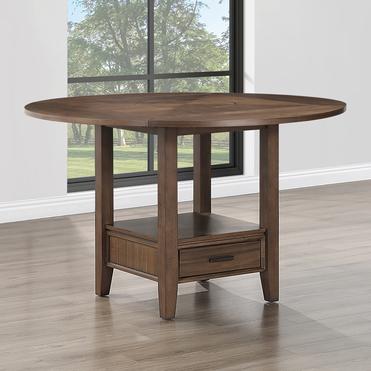 Java Warm Mocha Round Counter Height Table from Steve Silver - Luna Furniture