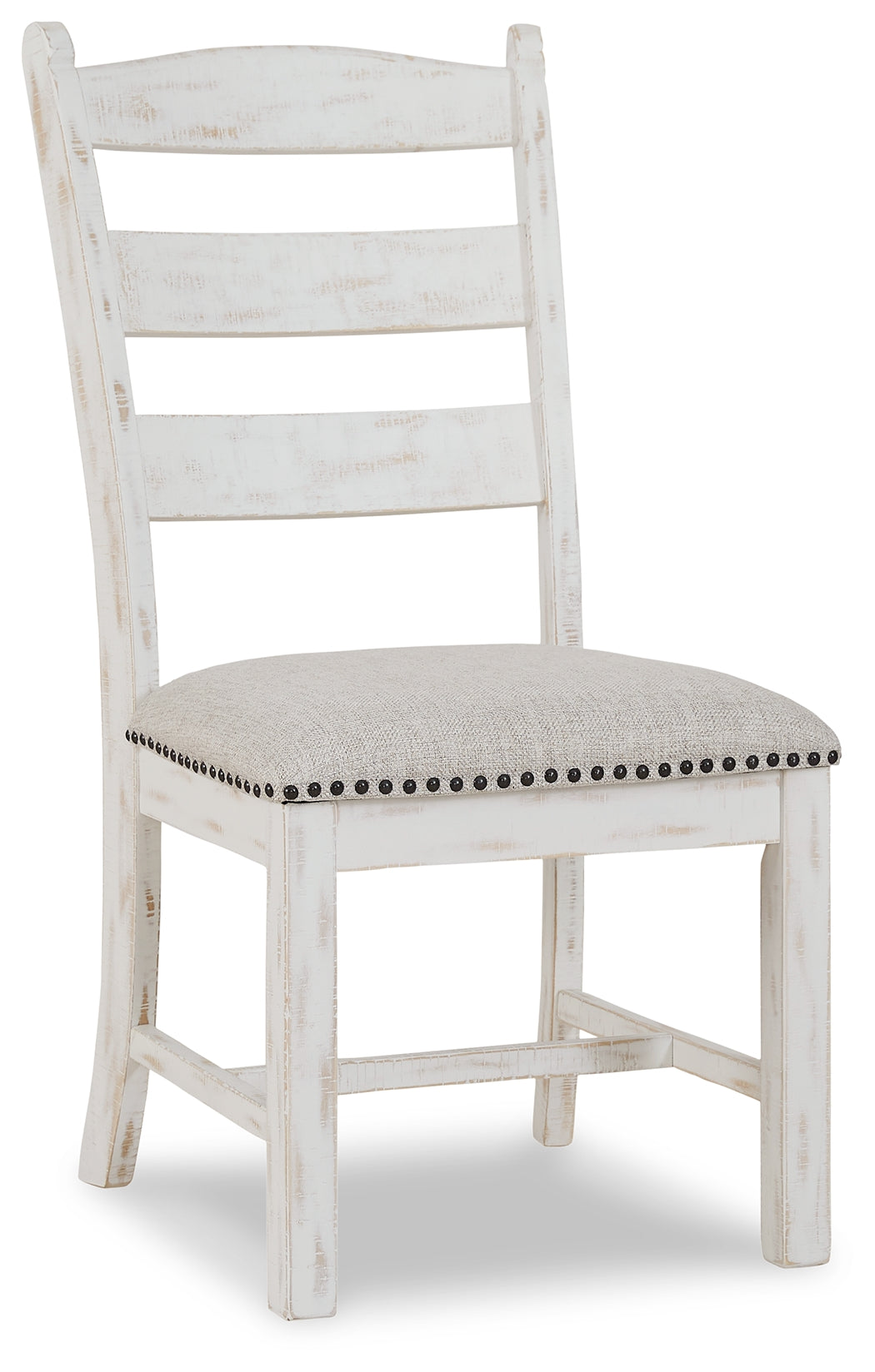 Valebeck Dining Table and 8 Chairs with Storage in White/Brown from Ashley Furniture - Luna Furniture