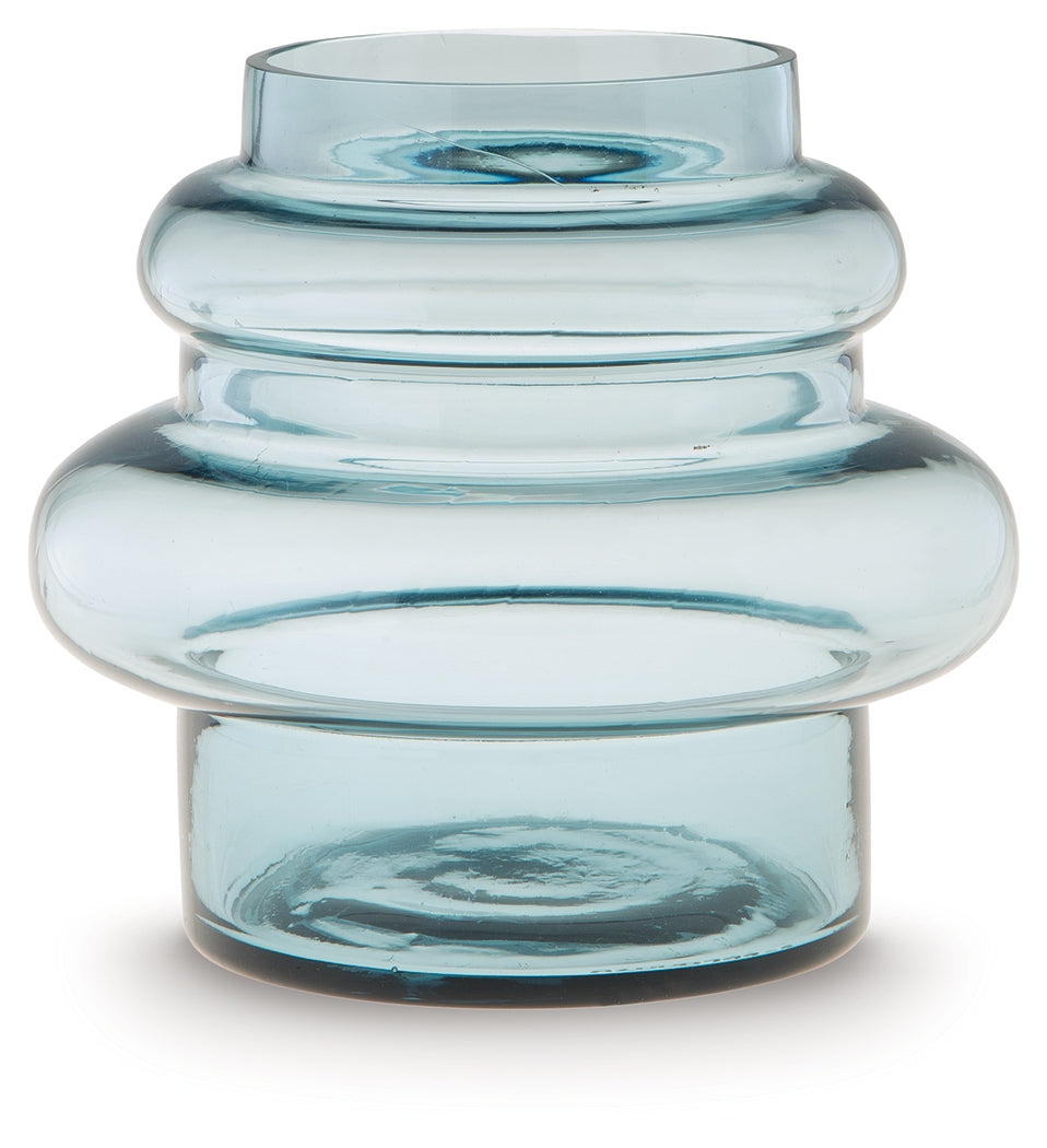 Vallmen Blue Vase from Ashley - Luna Furniture