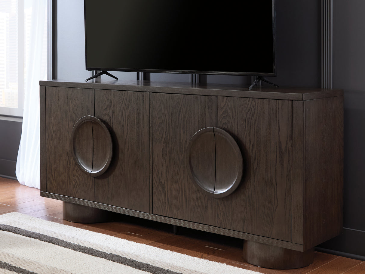 Veeda Dark Brown Accent Cabinet from Ashley - Luna Furniture