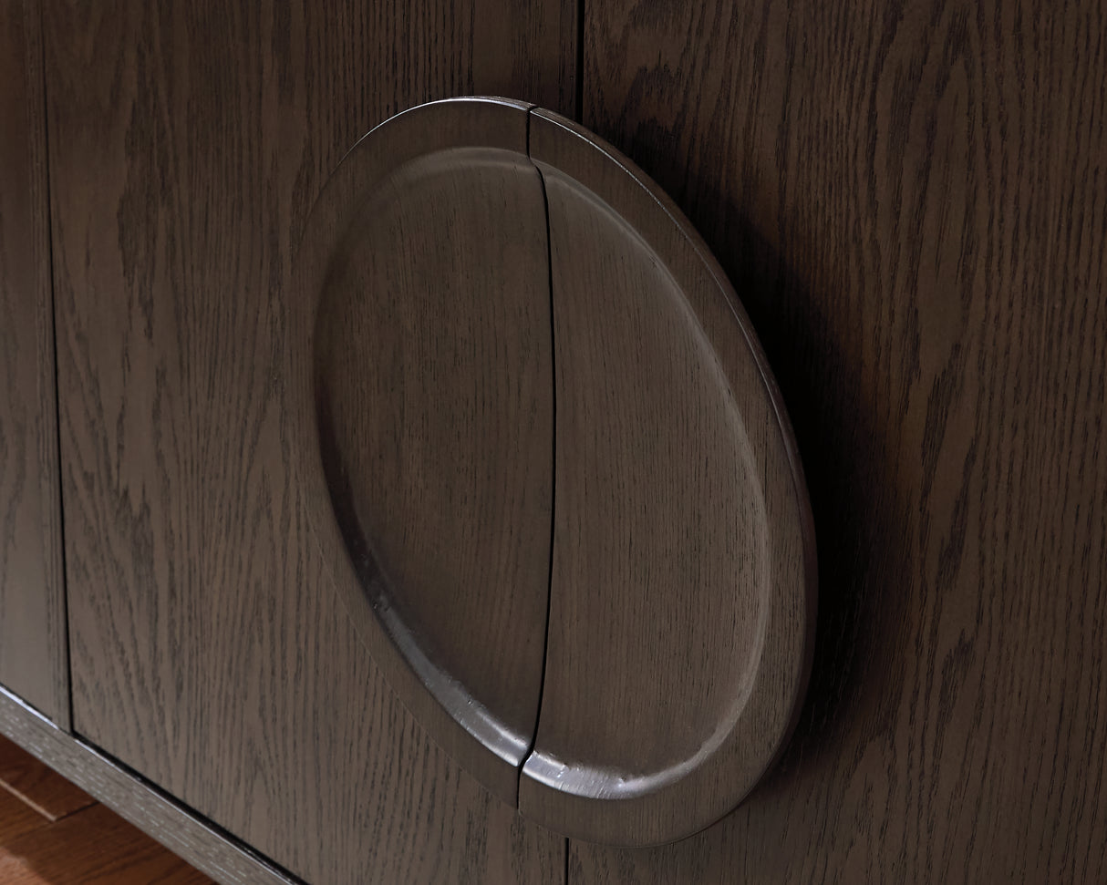 Veeda Dark Brown Accent Cabinet from Ashley - Luna Furniture