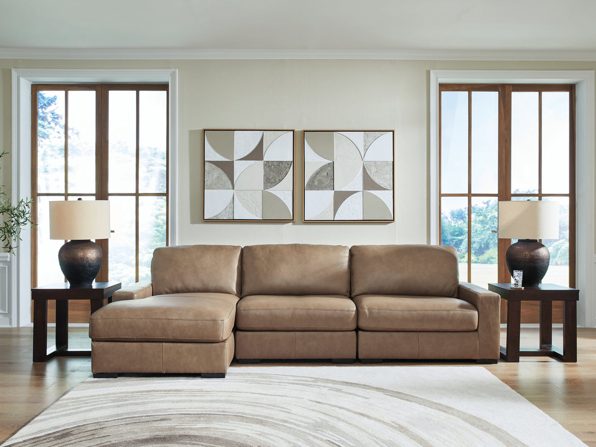 Veronella Sahara 3-Piece Sectional with Chaise from Ashley - Luna Furniture