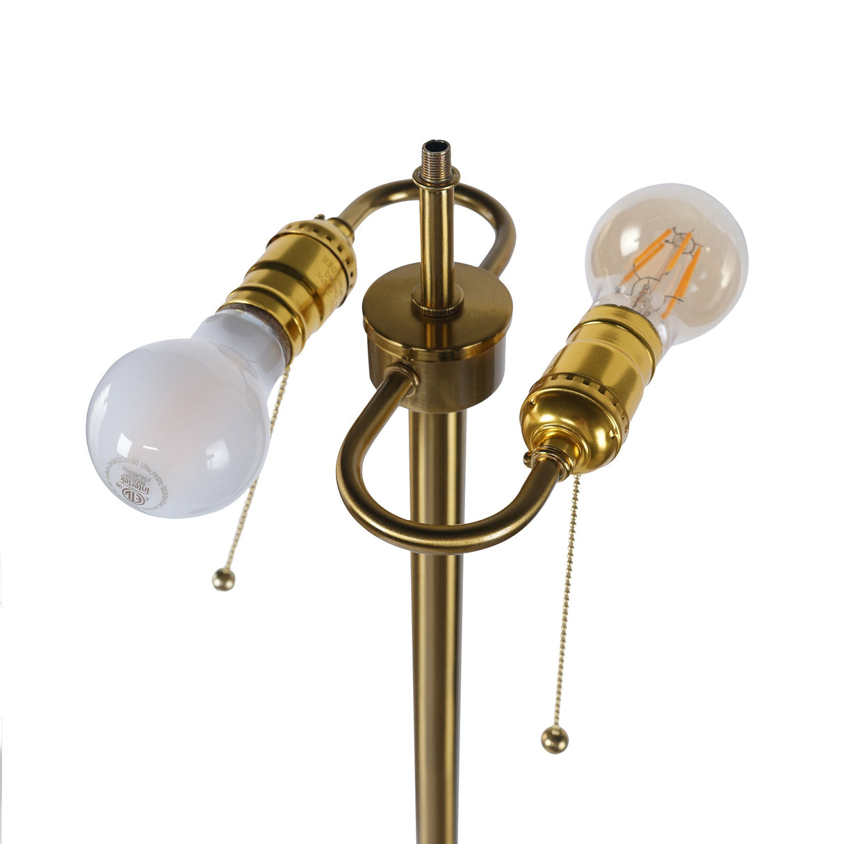 Vesper Floor lamp with Black outer and White inner from Ashcroft Furniture - Luna Furniture
