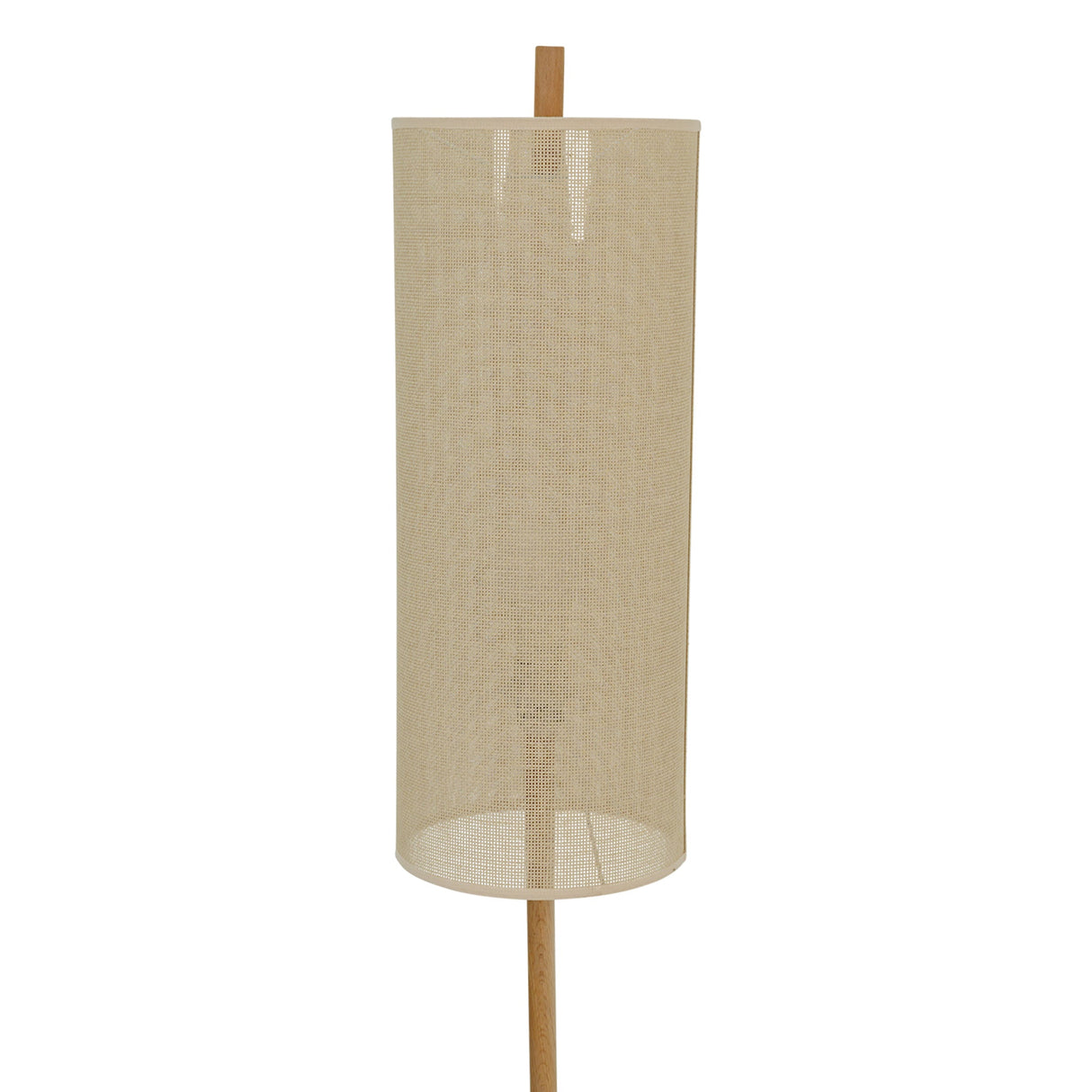 Vialux Floor Lamp - Oak and Natural from Ashcroft Furniture - Luna Furniture