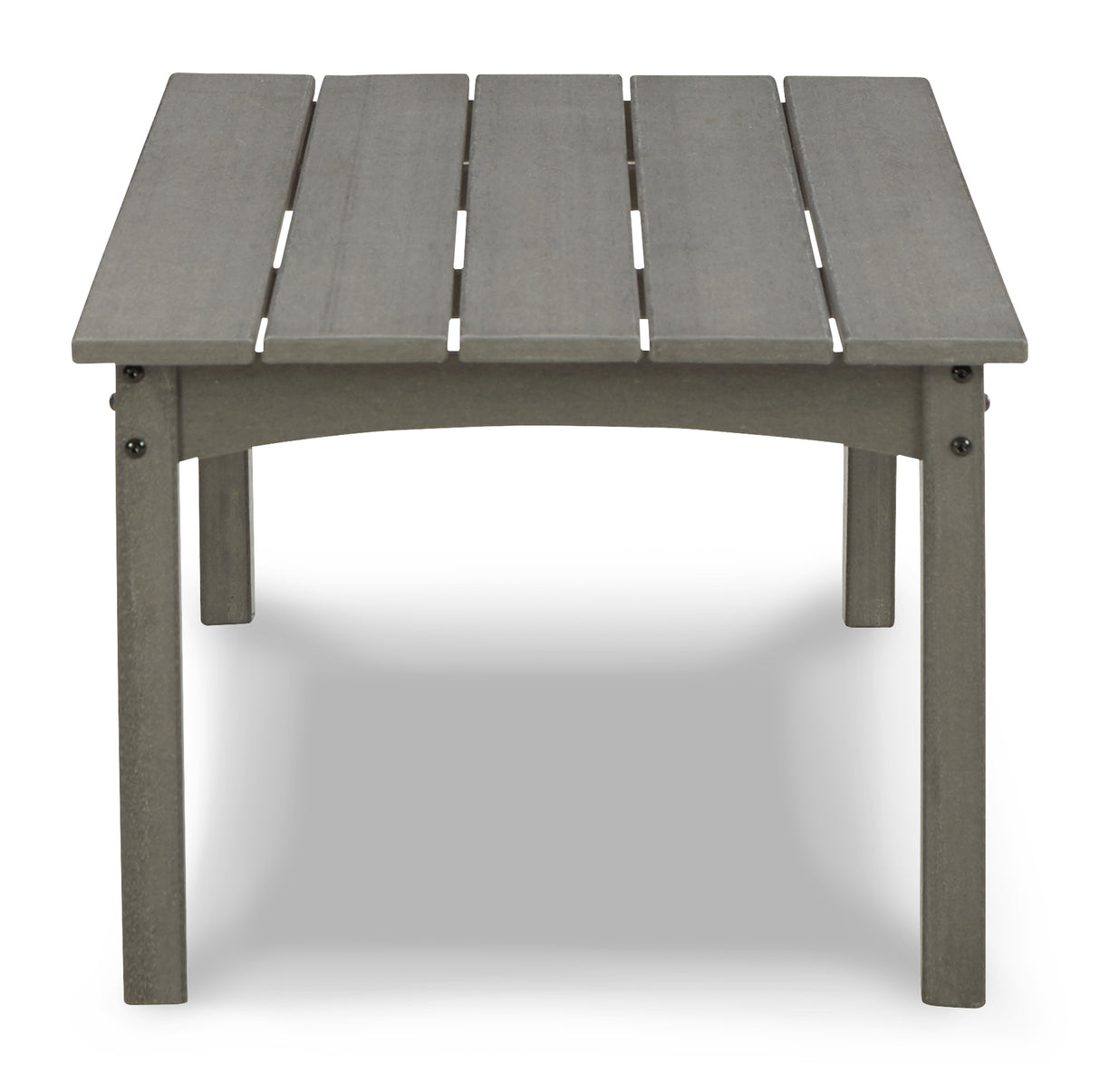 Visola Outdoor Loveseat and 2 Chairs with Coffee Table in Gray from Ashley Furniture - Luna Furniture