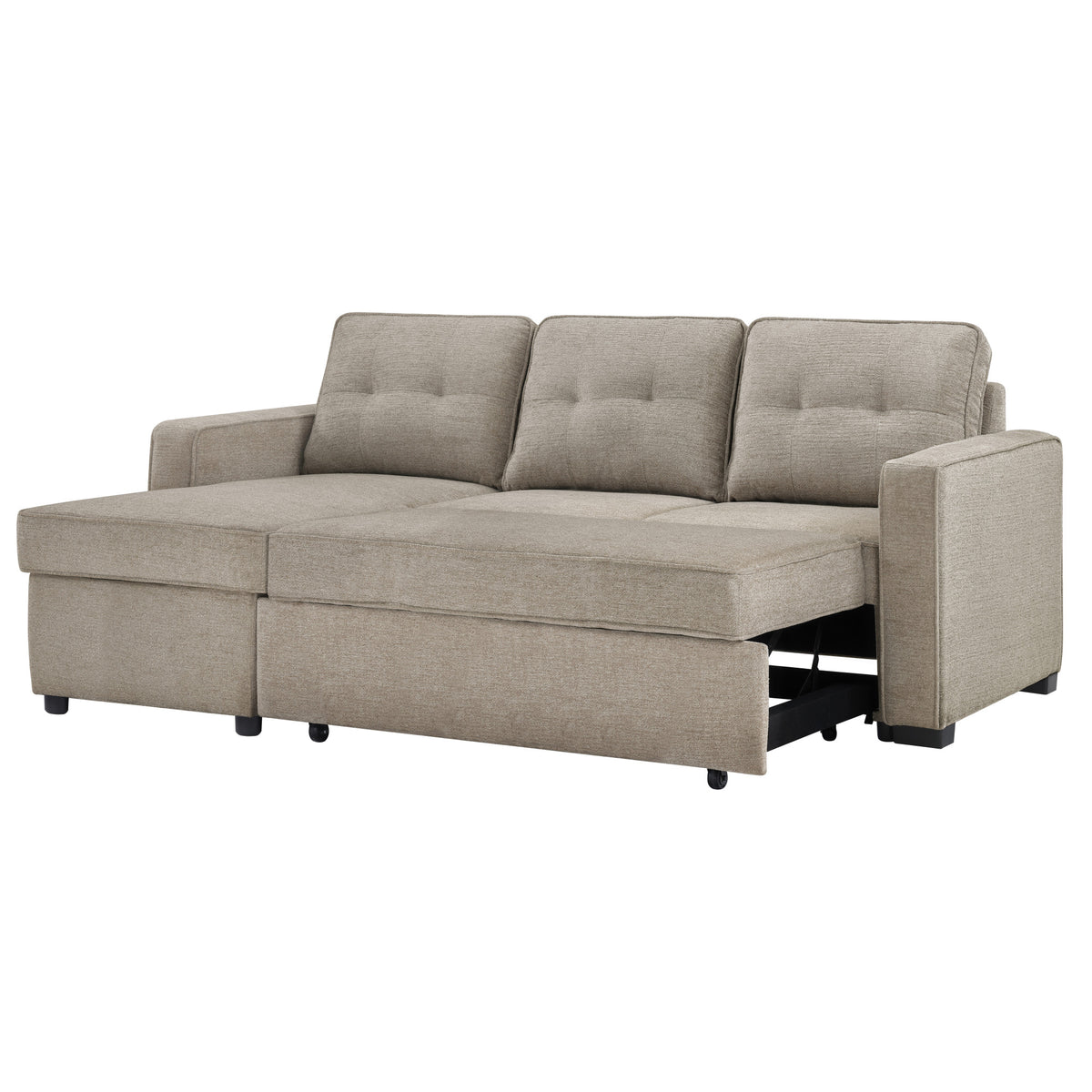 Noah Tan Flippable Convertible Storage Sleeper Chofa from Steve Silver - Luna Furniture