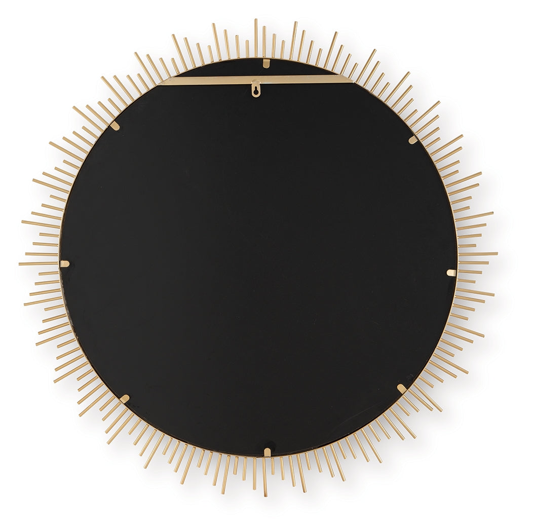 Wainport Gold Finish Accent Mirror from Ashley - Luna Furniture