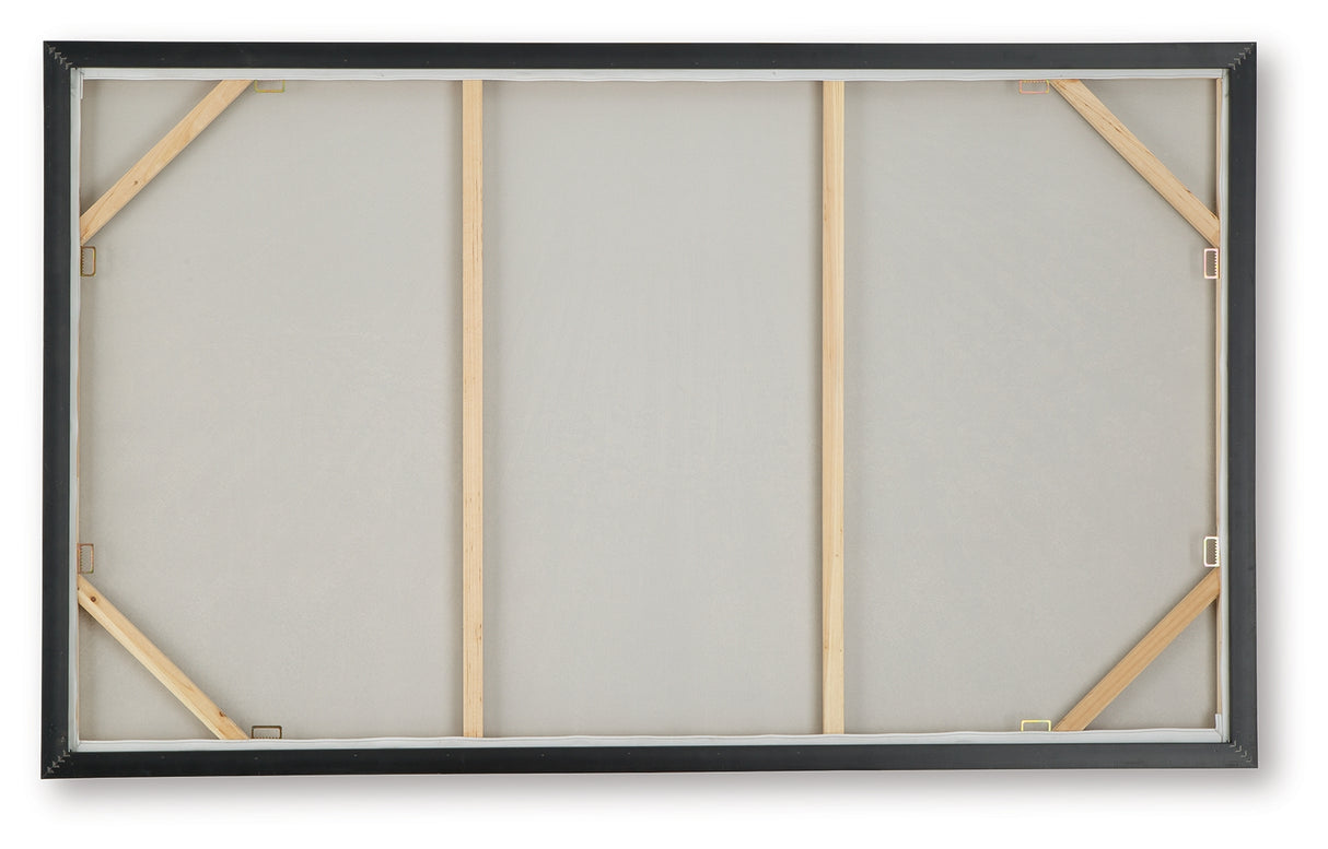 Waldard Gray/Taupe/White Wall Art from Ashley - Luna Furniture