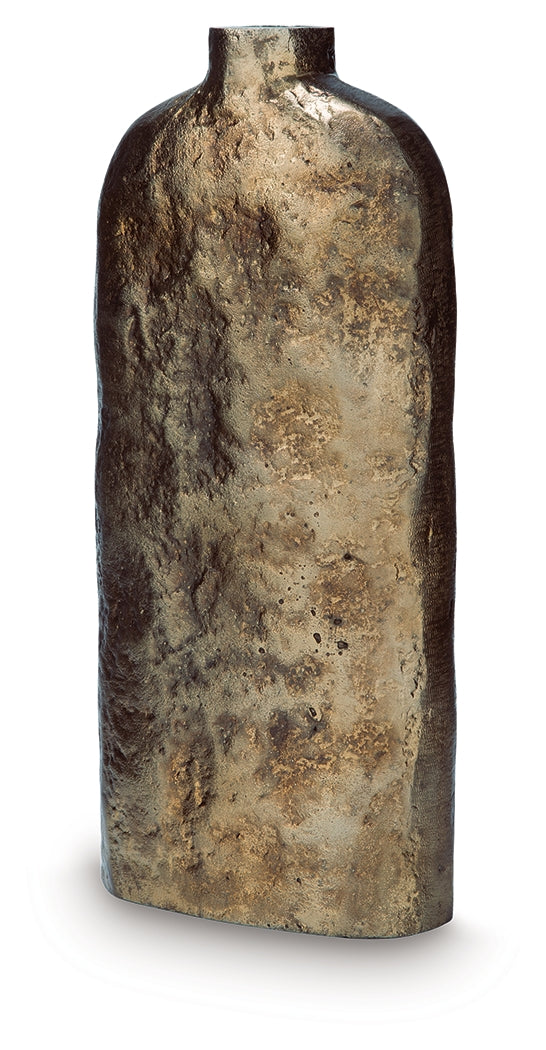 Wallmond Antique Brass Finish Vase from Ashley Furniture - Luna Furniture