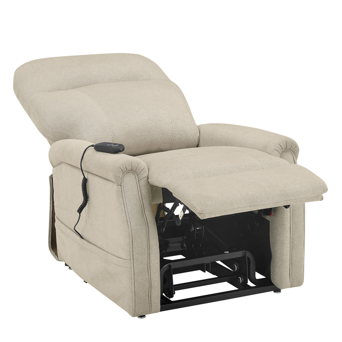 Rhodes Beige Versatile Power Lift Chair from Steve Silver - Luna Furniture