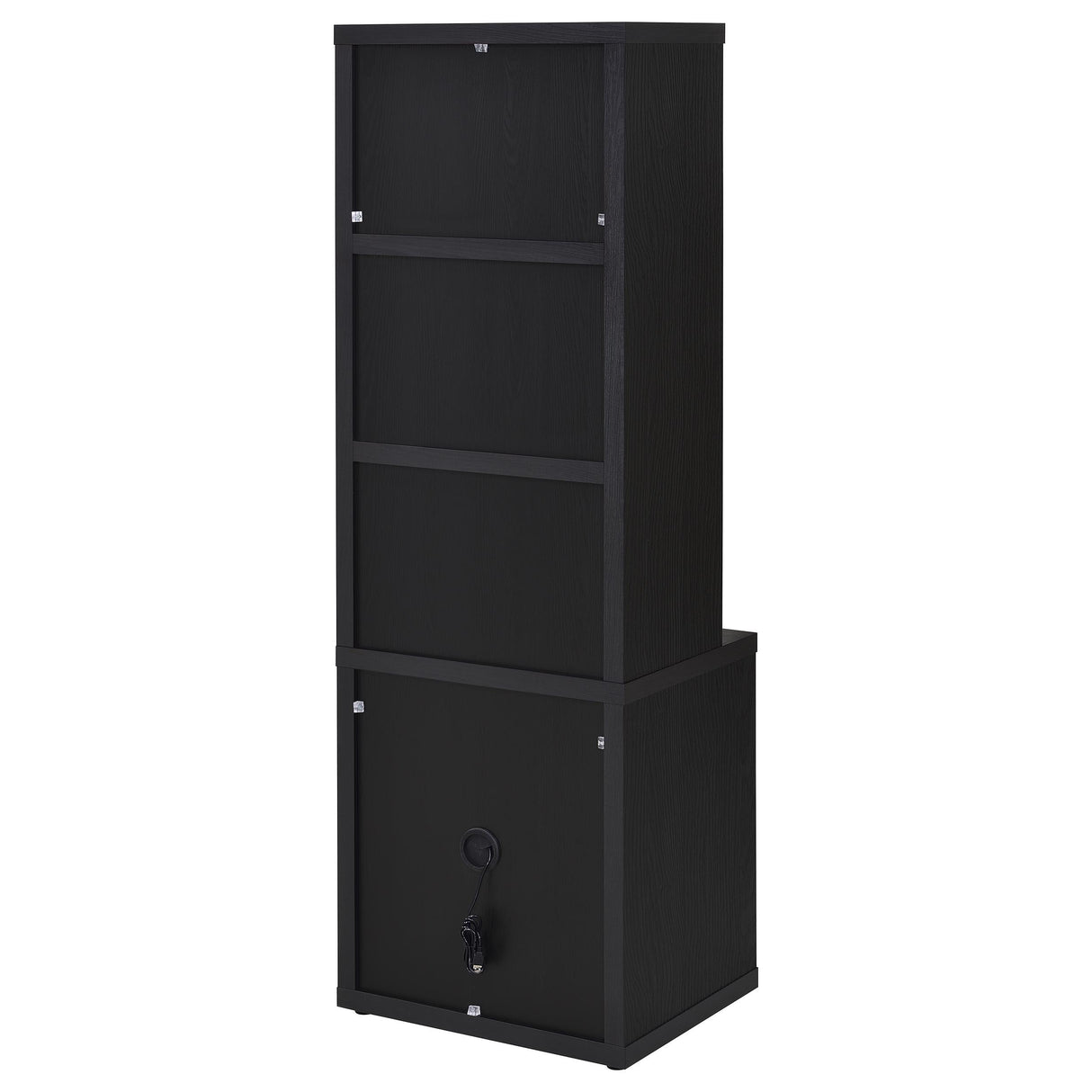 Westpark Black 3-Piece Wall Unit Bookcase Set with USB from Coaster - Luna Furniture