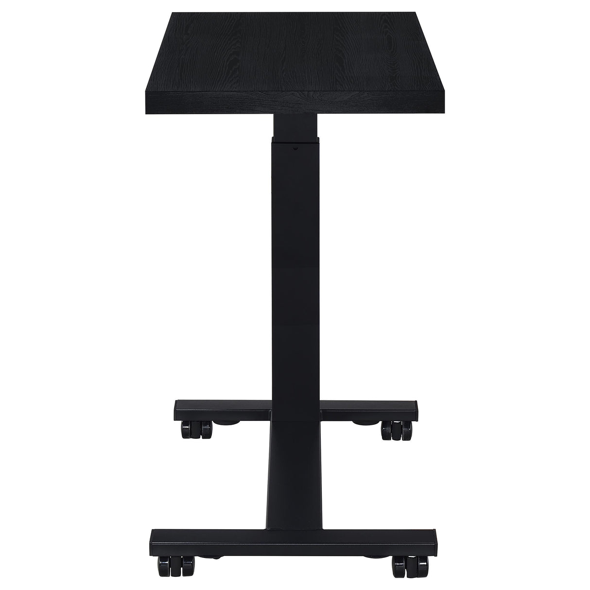Westpark Black Height Adjustable Mobile Bedroom C-Table Side Table from Coaster - Luna Furniture
