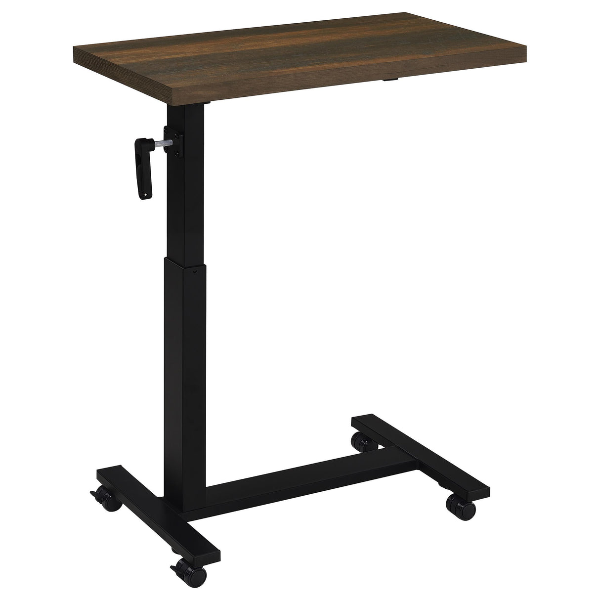 Westpark Height Adjustable Mobile Bedroom C-Table Dark Pine from Coaster - Luna Furniture