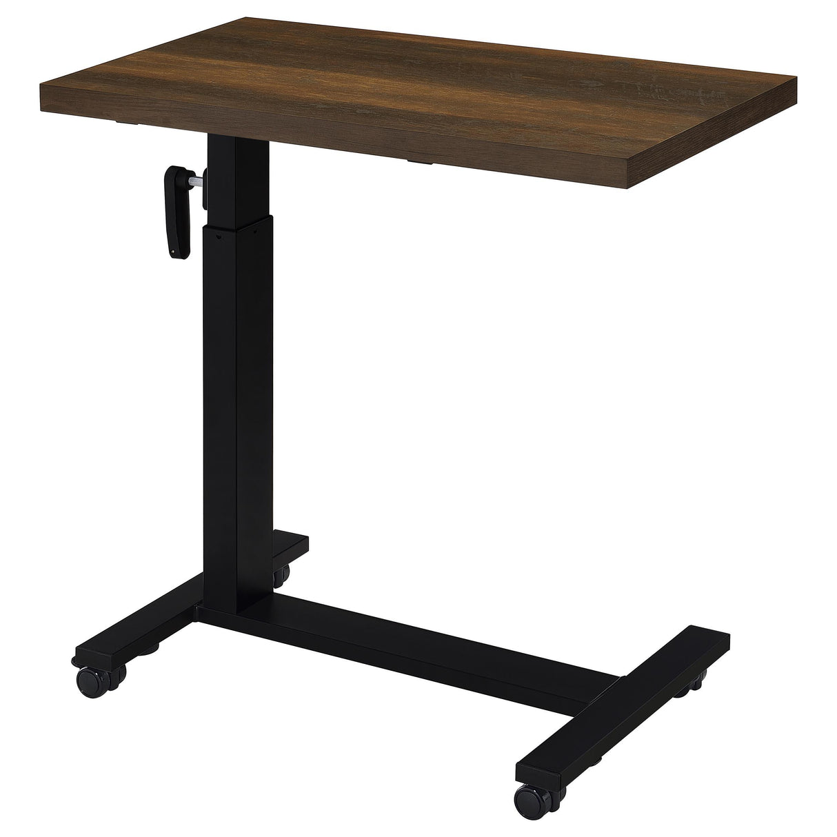 Westpark Height Adjustable Mobile Bedroom C-Table Dark Pine from Coaster - Luna Furniture