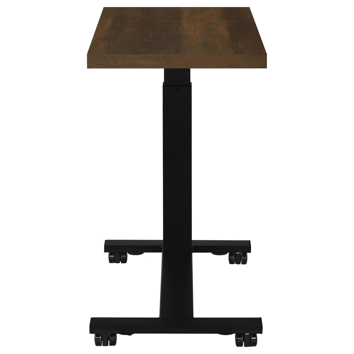 Westpark Height Adjustable Mobile Bedroom C-Table Dark Pine from Coaster - Luna Furniture