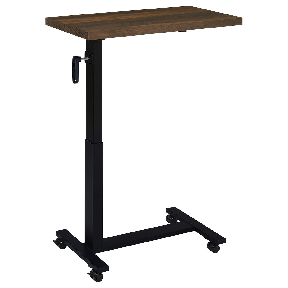 Westpark Height Adjustable Mobile Bedroom C-Table Dark Pine from Coaster - Luna Furniture