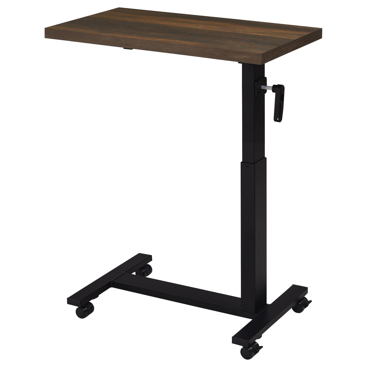 Westpark Height Adjustable Mobile Bedroom C-Table Dark Pine from Coaster - Luna Furniture