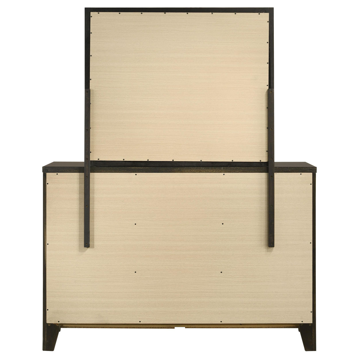 Wilkes 6-drawer Dresser and Mirror Dark Cocoa from Coaster - Luna Furniture