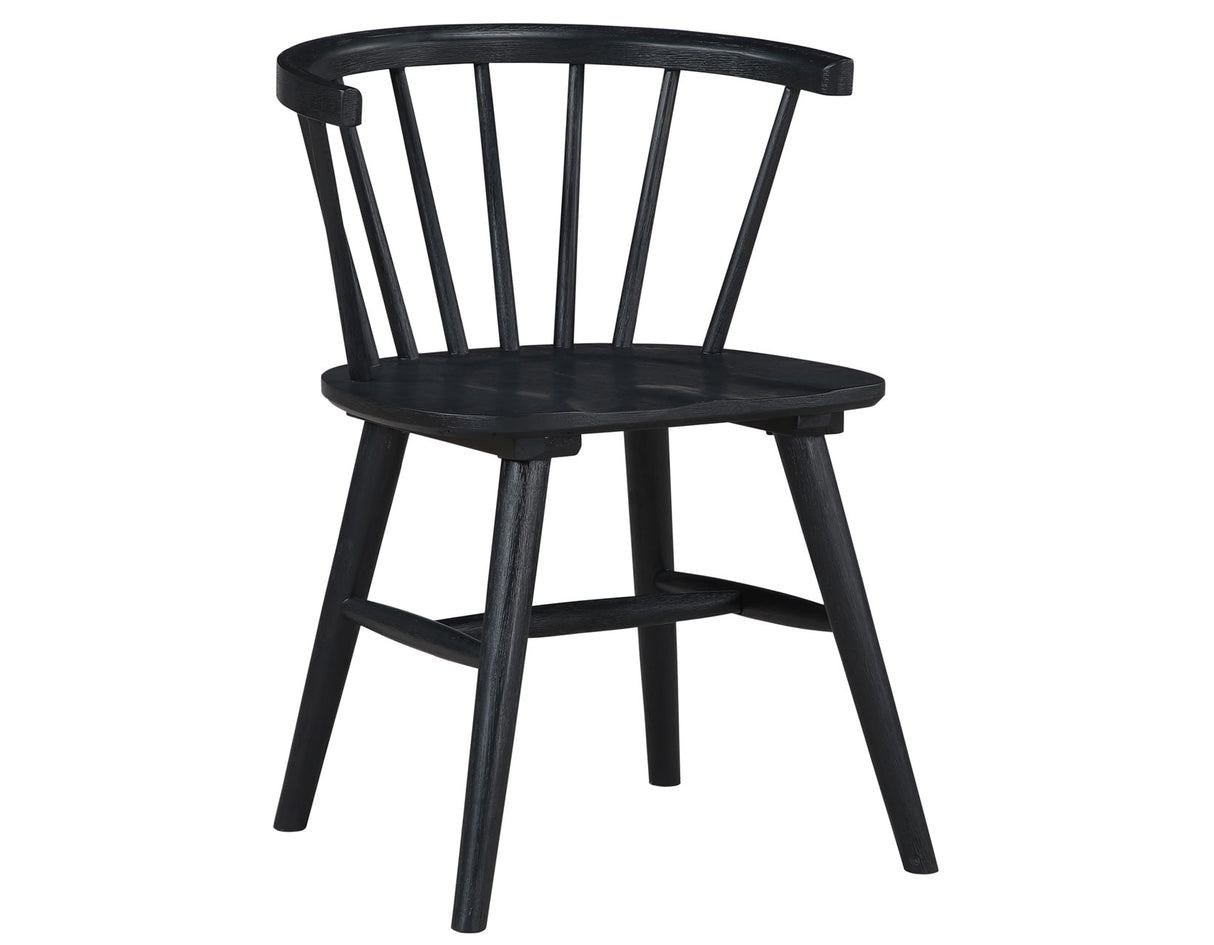 Willow Black Round Dining Room Set from Steve Silver - Luna Furniture