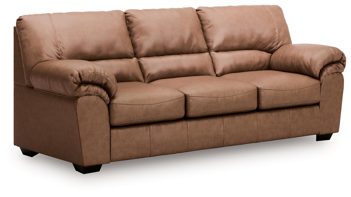 WillowBend Caramel Sofa and Loveseat from Ashley - Luna Furniture