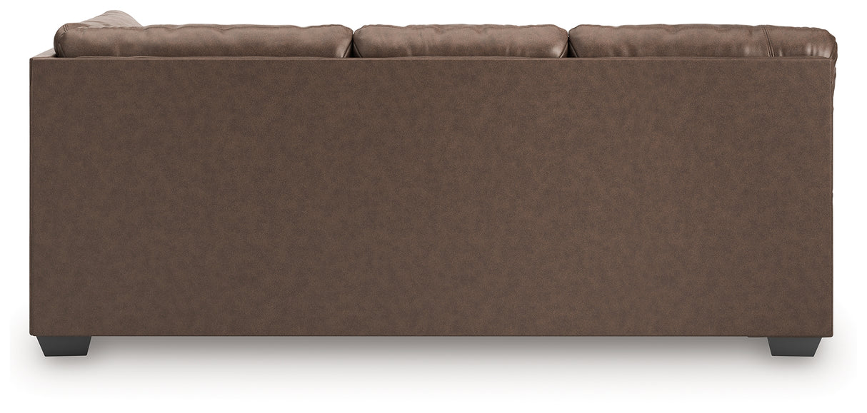 WillowBend Umber Left-Arm Facing Sofa with Corner Wedge from Ashley - Luna Furniture