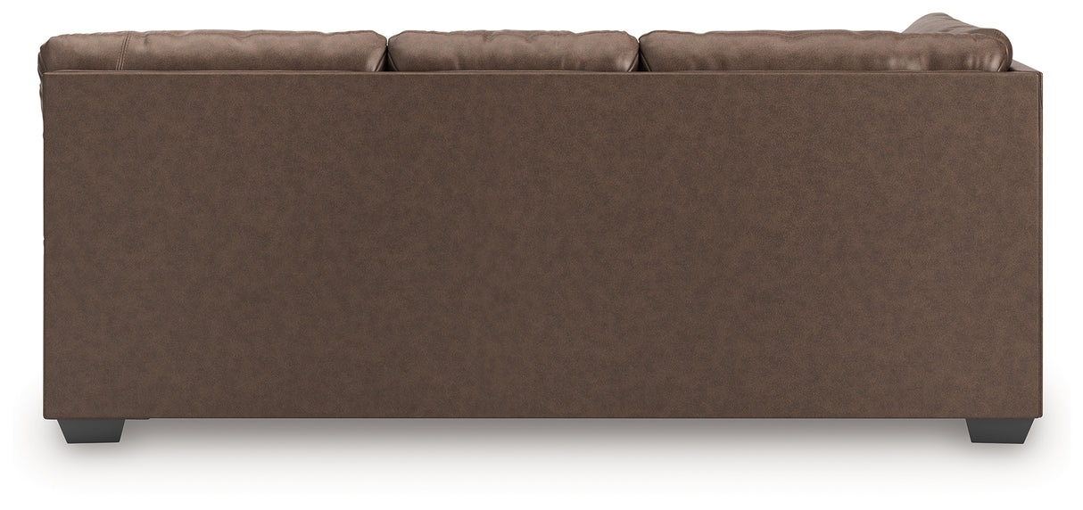 WillowBend Umber Right-Arm Facing Sofa with Corner Wedge from Ashley - Luna Furniture