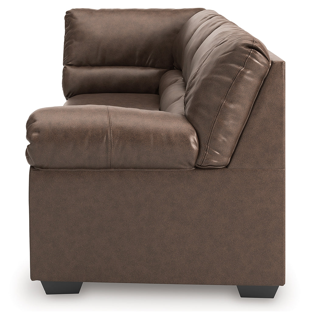 WillowBend Umber Right-Arm Facing Sofa with Corner Wedge from Ashley - Luna Furniture