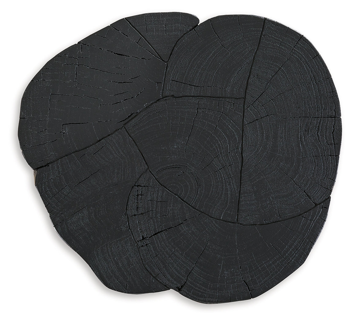 Wimbell Coffee Table with 2 End Tables in Black from Ashley - Luna Furniture