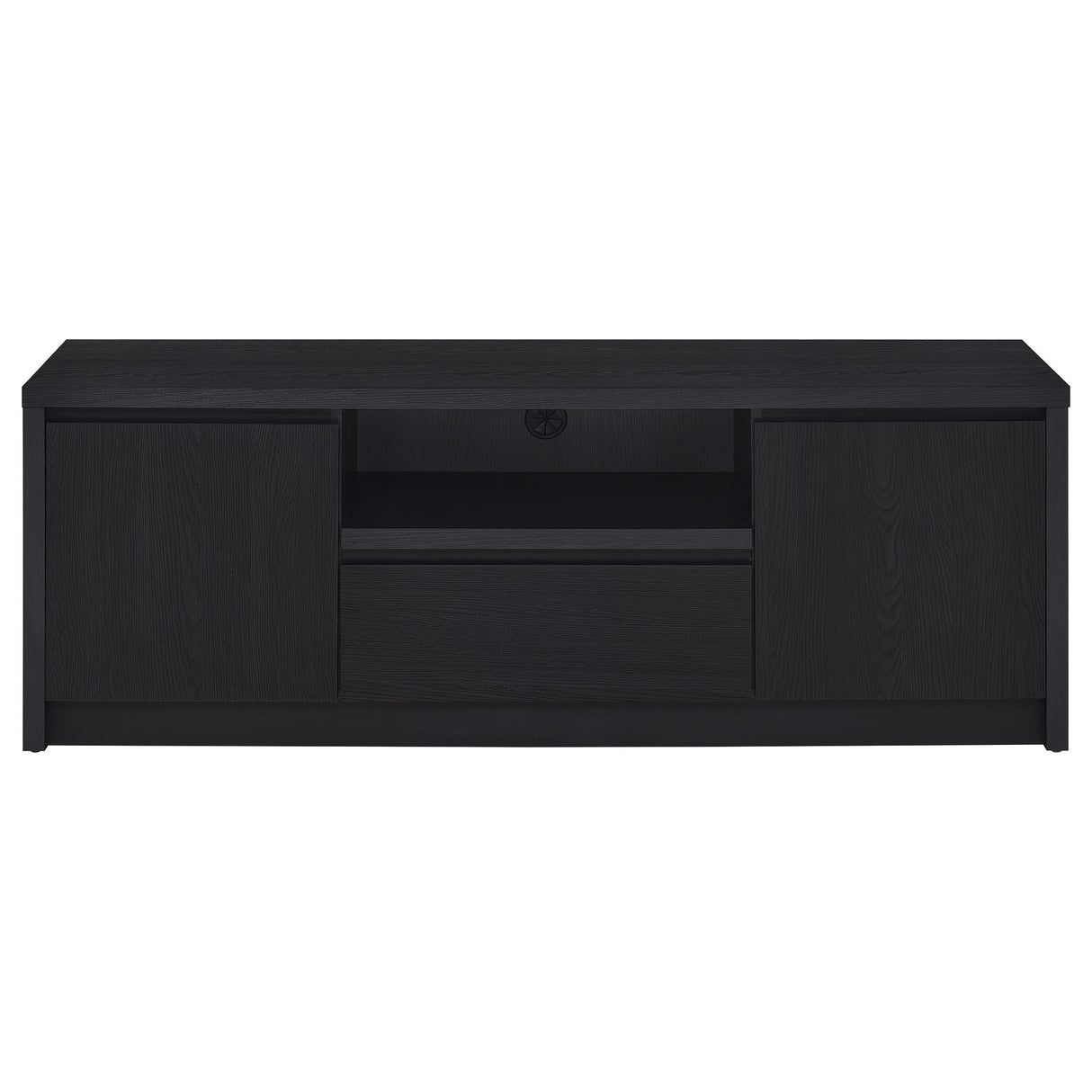 Winfield Black 3-Piece Entertainment Center 60-inch TV Stand from Coaster - Luna Furniture