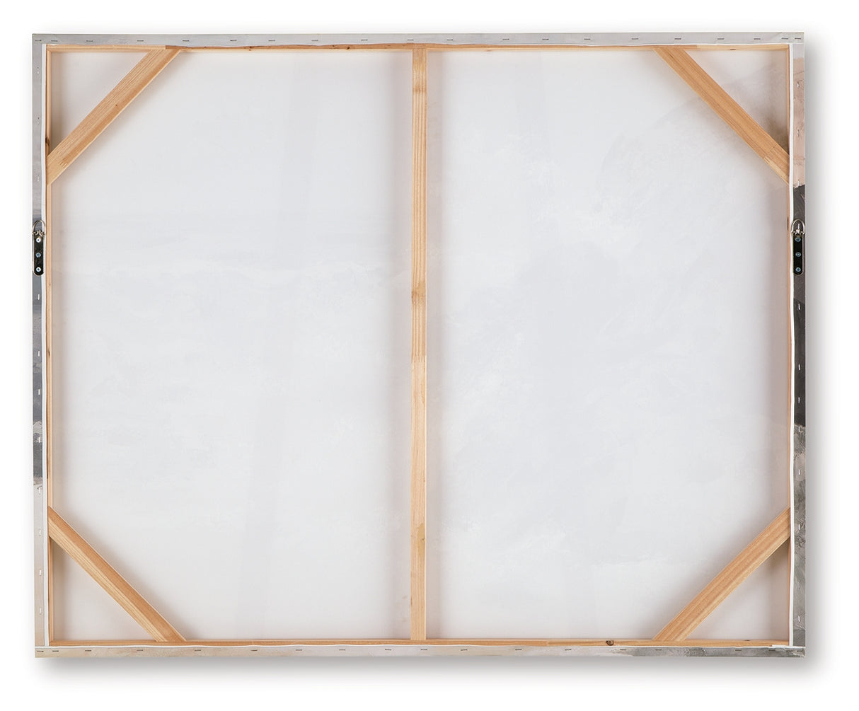 Worthner Tan/Gray/White Wall Art from Ashley - Luna Furniture