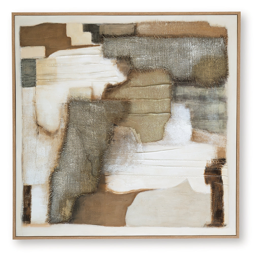 Wylander Tan/Brown/Gray Wall Art from Ashley - Luna Furniture