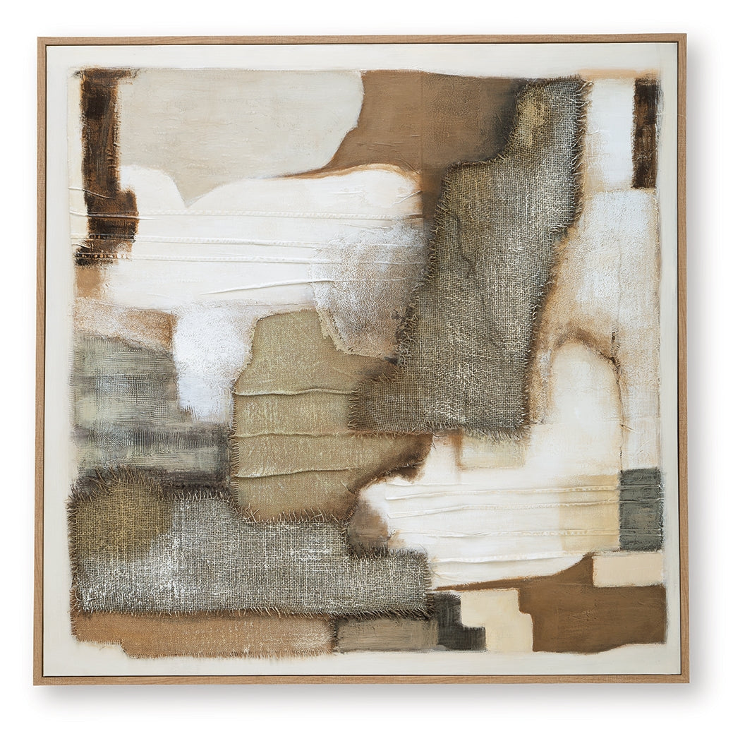 Wylander Tan/Brown/Gray Wall Art from Ashley - Luna Furniture