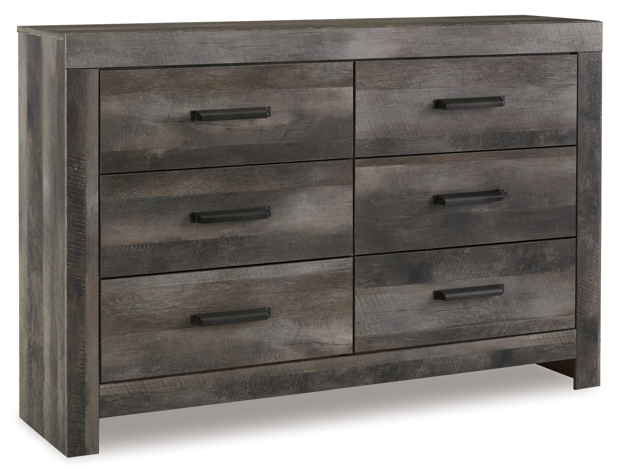 Wynnlow Queen Panel Bed with Dresser in Gray from Ashley - Luna Furniture