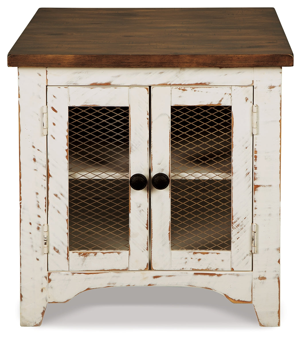 Wystfield White/Brown Coffee Table and 2 End Tables from Ashley - Luna Furniture