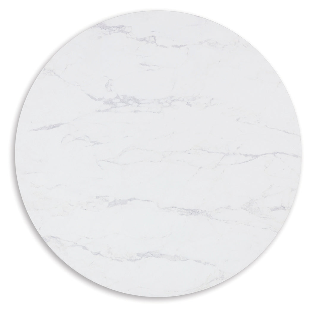 Xandrum Black/White Table from Ashley - Luna Furniture