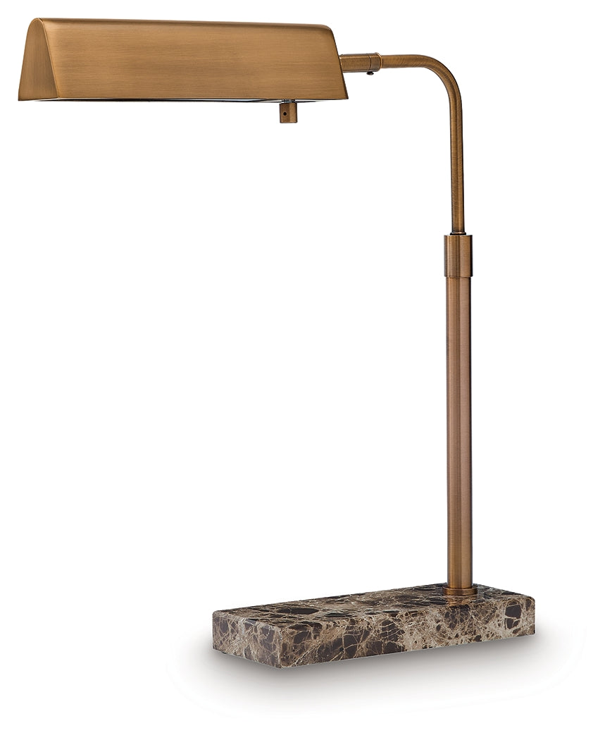 Yafe Bronze Finish Desk Lamp from Ashley - Luna Furniture
