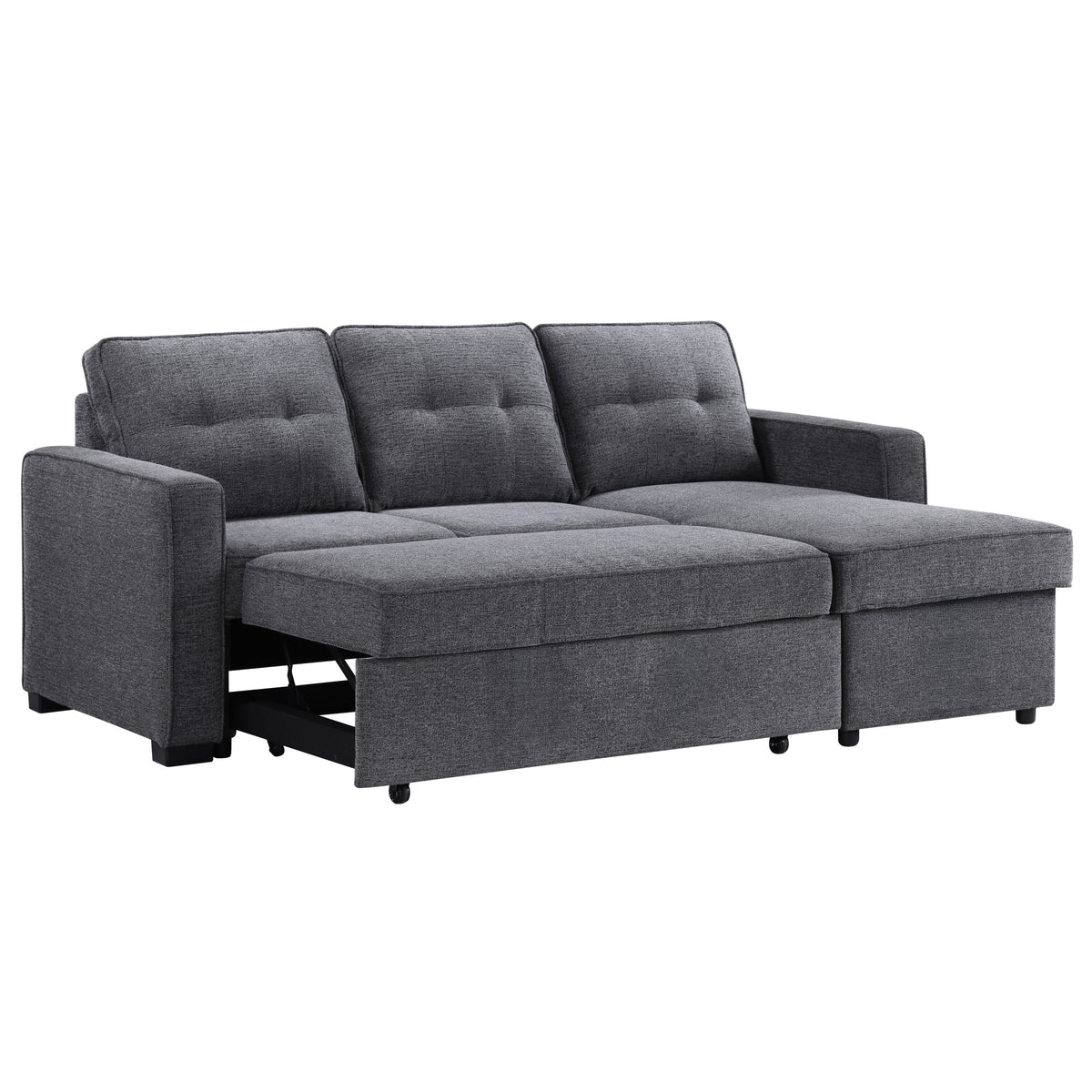 Noah Gray Flippable Convertible Storage Sleeper Chofa from Steve Silver - Luna Furniture